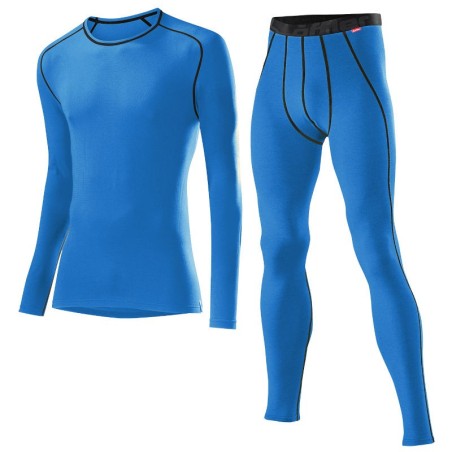 Löffler herrun underkläder set lång Transtex warm cobalt